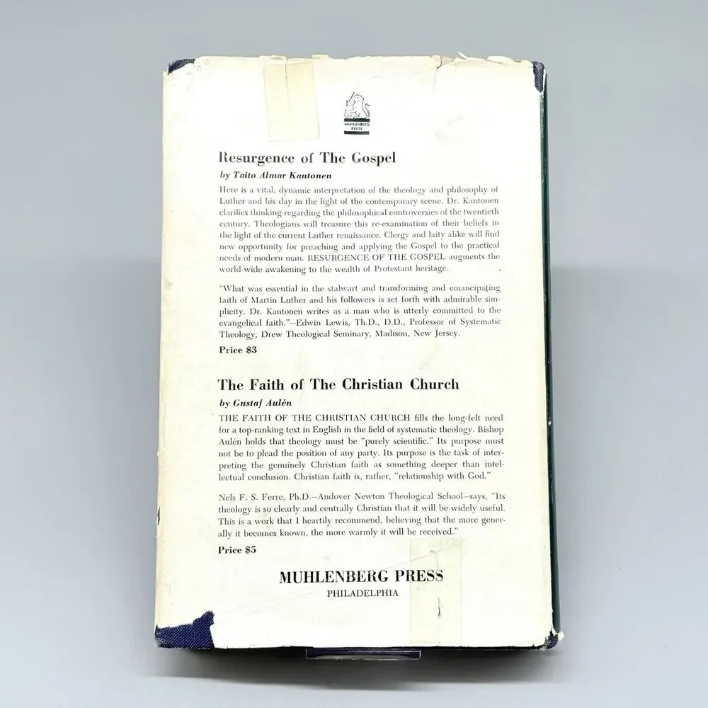 Let God Be God Interpretation of Theology Martin Luther Hardcover Book 1954